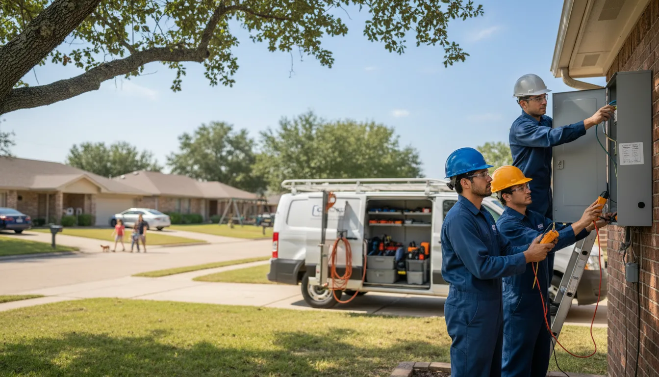 Certified electrician providing emergency electrical services in Louisville, OH